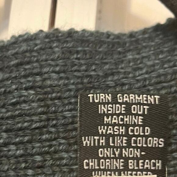 Moda Green Wool Blend Dress Size Large - Picture 7 of 7